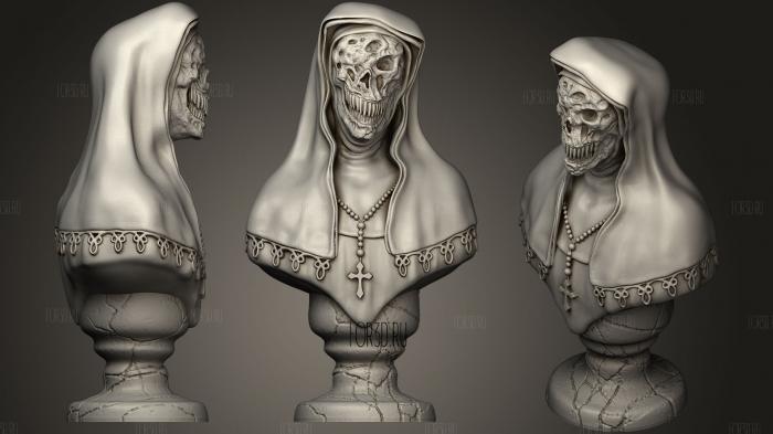 Монахиня-демон 3d stl модель для ЧПУ